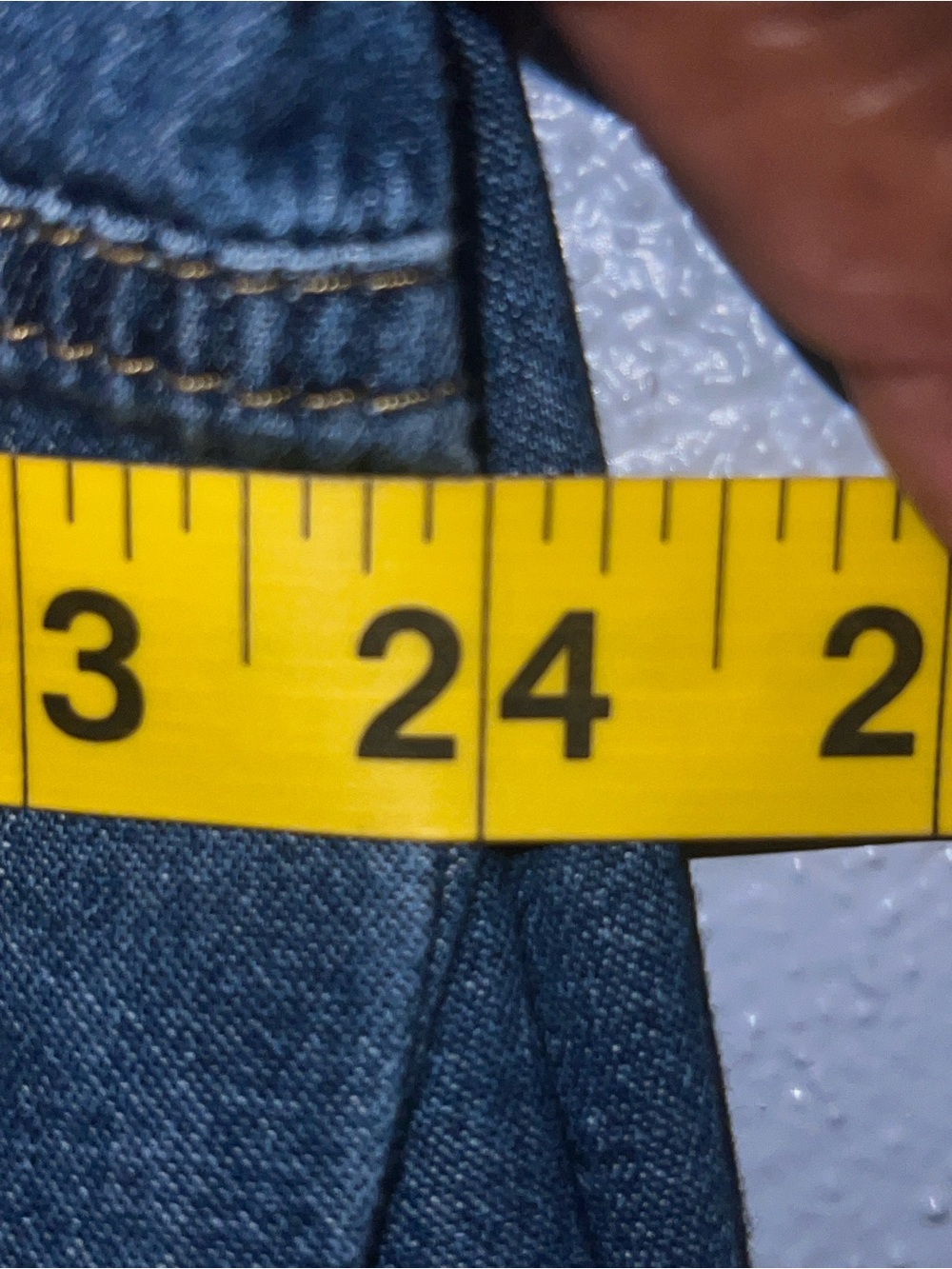 GAP Blue Denim Western Shirt Dress - Blue - Picture 15 of 15
